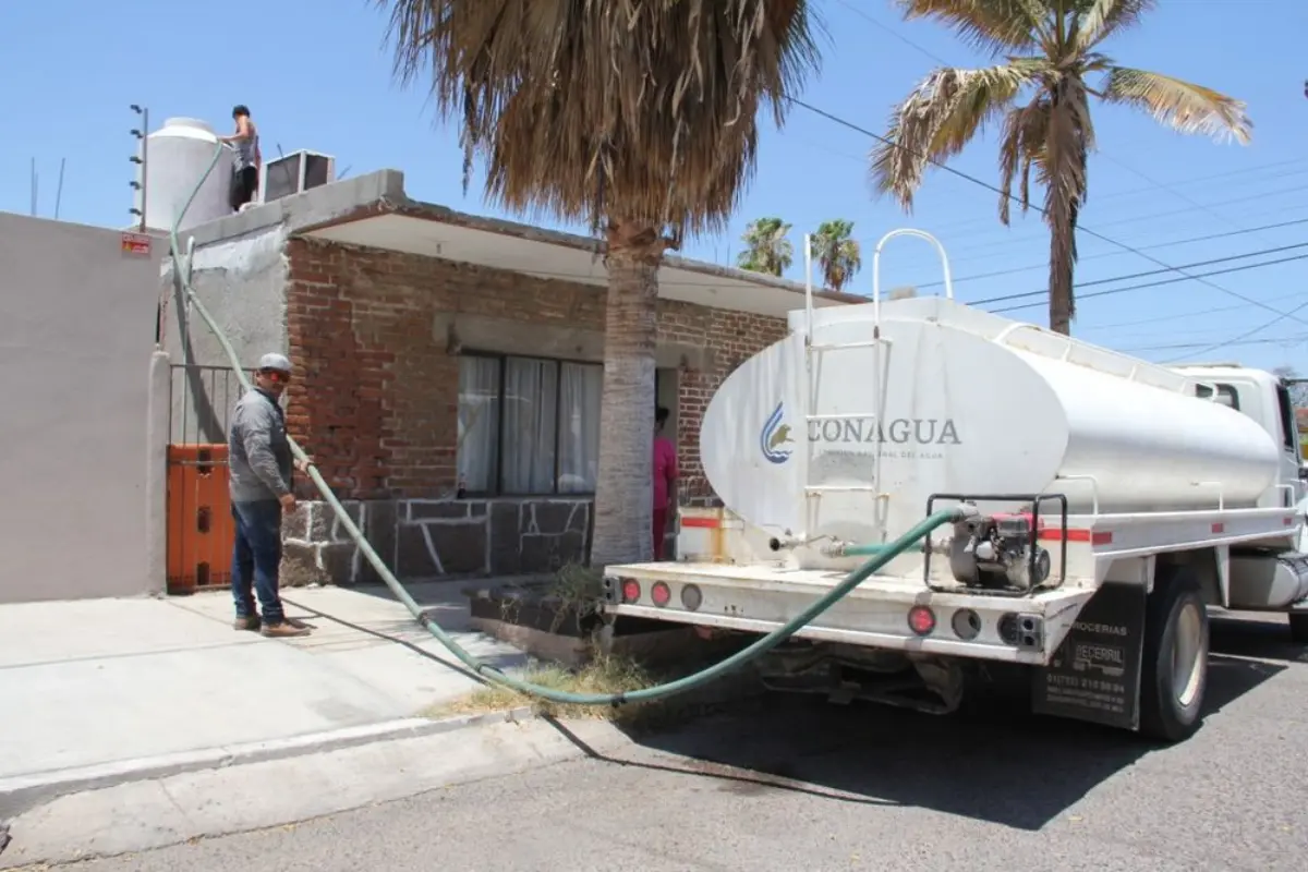 Esta es la Ruta de abastecimiento de agua por pipas – Ciudad Victoria. Foto: COMAPA
