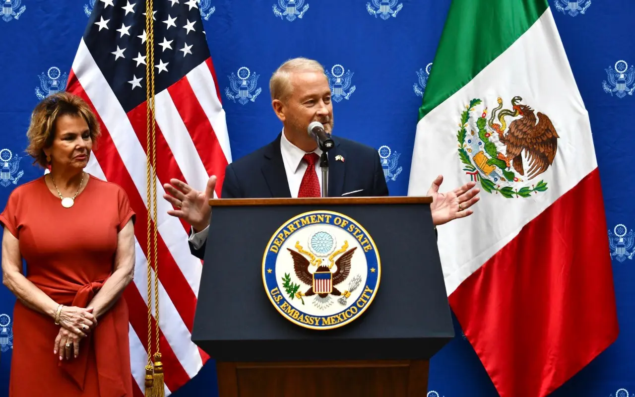 Ronald Johnson. Foto: X (@USAmbMex)