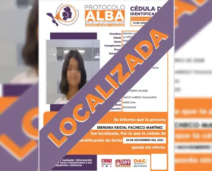 Localizan a 2 menores desaparecidas en La Paz; de una no se sabía nada desde 2024