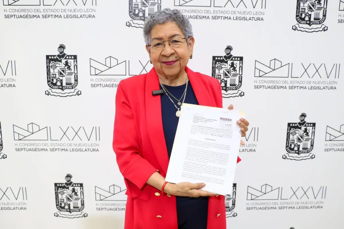 Diputada local en Nuevo León por Morena, Reyna Reyes. Foto: Congreso Nuevo León