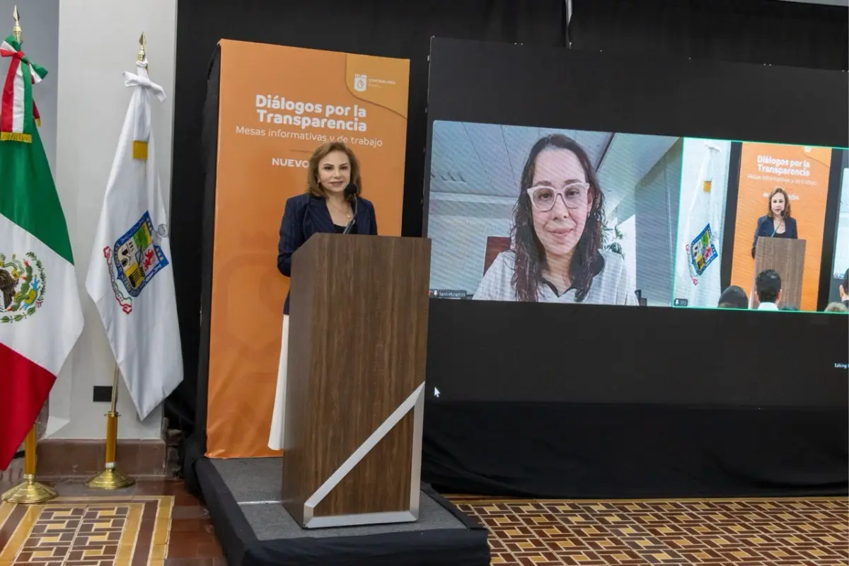 La Contralora General de Nuevo León, María Teresa Herrera Tello. Foto: Gobierno de Nuevo León