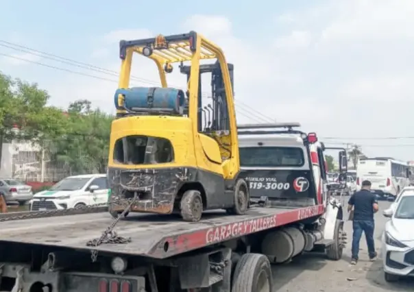 Localizan tractocamión con reporte de robo tras cateo en Escobedo