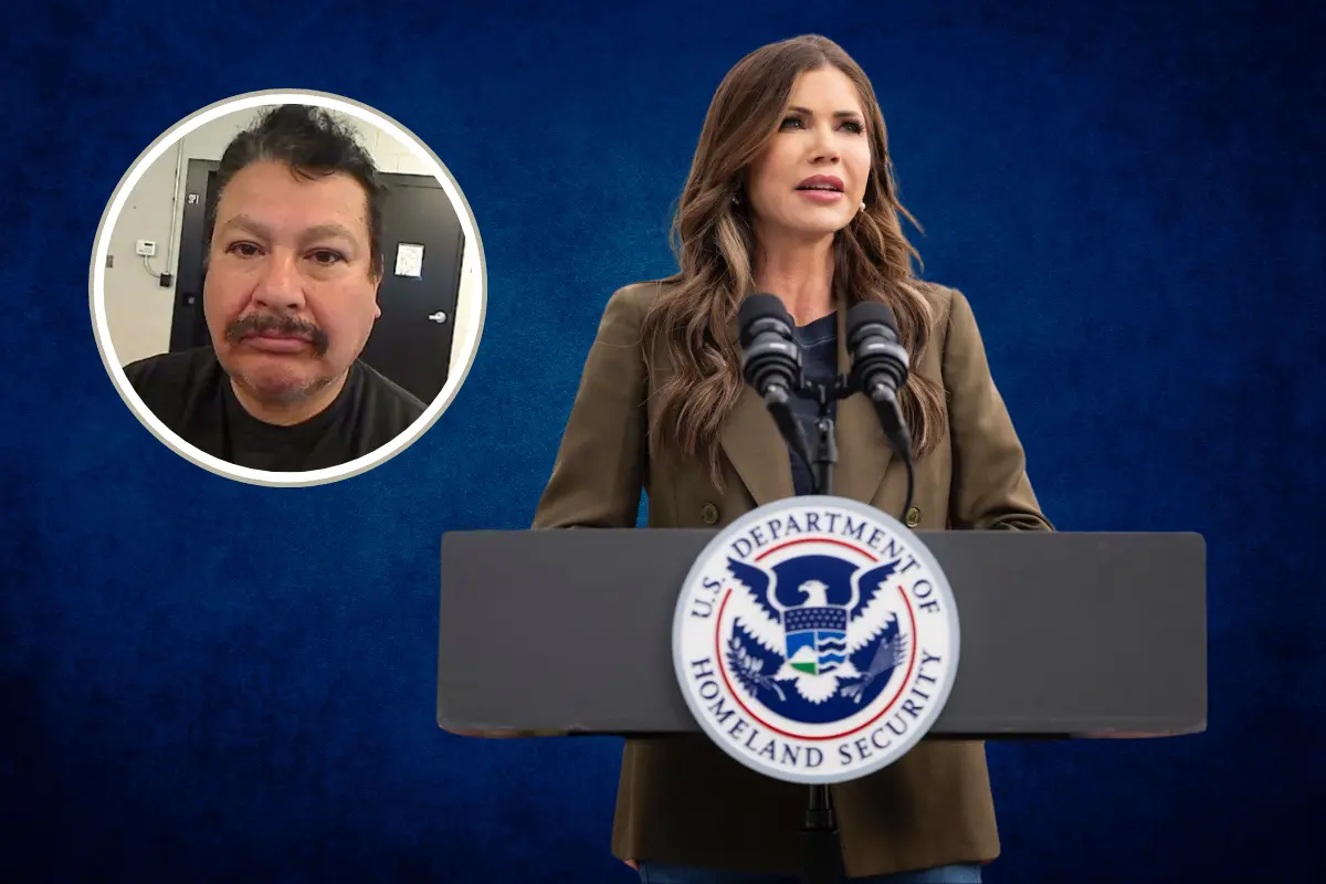 Créditos: Canva, X (@Sec_Noem)