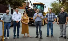 David de la Peña comienza rehabilitación de calles en Santiago