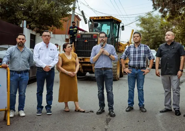 David de la Peña comienza rehabilitación de calles en Santiago