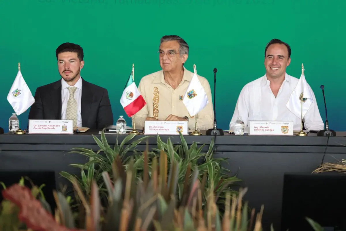 Gobernadores de Coahuila, Nuevo León y Tamaulipas garantizan esfuerzos para preservar la paz en el corredor del noreste mexicano / Foto: Gobierno de Coahuila | Canva