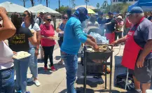 Con pescado asado, inicia la lucha de pescadores para exigir trato digno del gobierno