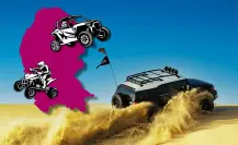 Este es el desierto de Coahuila ideal para andar en RZR y cuatrimoto