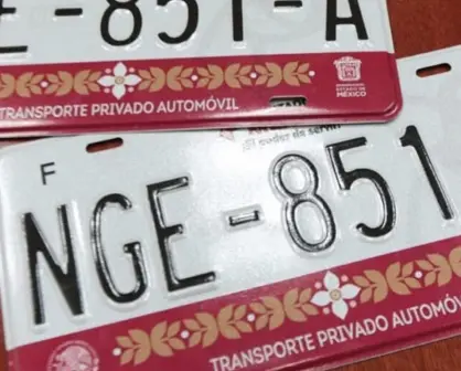 Placas vehiculares personalizadas en Edomex: así puedes elegir la combinación que quieras