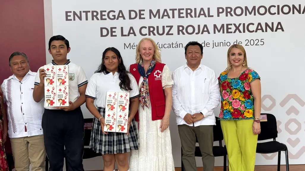 Cruz Roja recaudará fondos en escuelas de Yucatán