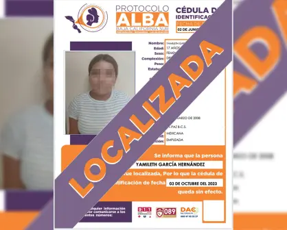 Desaparecida desde 2023: joven de 17 años de La Paz, fue localizada sana y salva