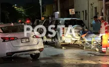 Choque deja 2 heridos en la colonia Independencia de Monterrey
