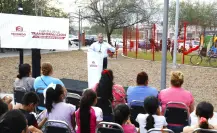 Andrés Mijes inaugura tres Plazas de la Transformación en Escobedo