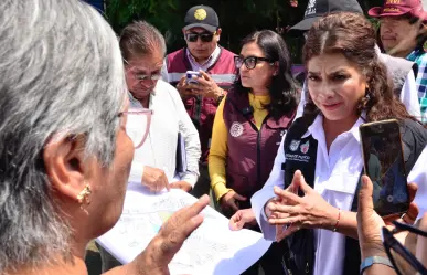 Clara Brugada recorre zonas afectadas por inundaciones en CDMX: "No están solos", afirmó