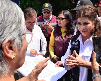 Clara Brugada recorre zonas afectadas por inundaciones en CDMX: "No están solos", afirmó