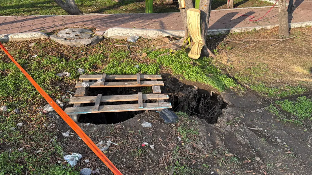 Riesgo de hundimiento en la colonia Gertrudis Sánchez de la GAM en CDMX por fuga de aguas negras