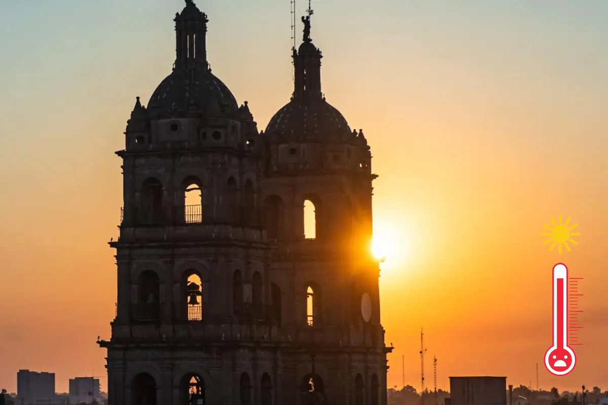 Seguirán las altas temperaturas en la capital del estado con máximas que podrían llegar a los 38 grados. Foto: FB Turismo Durango.
