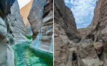 Cañón del Mezquite en Loreto donde encontrar pozas de agua cristalina en el desierto