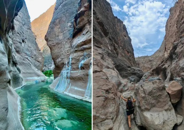 Cañón del Mezquite en Loreto donde encontrar pozas de agua cristalina en el desierto