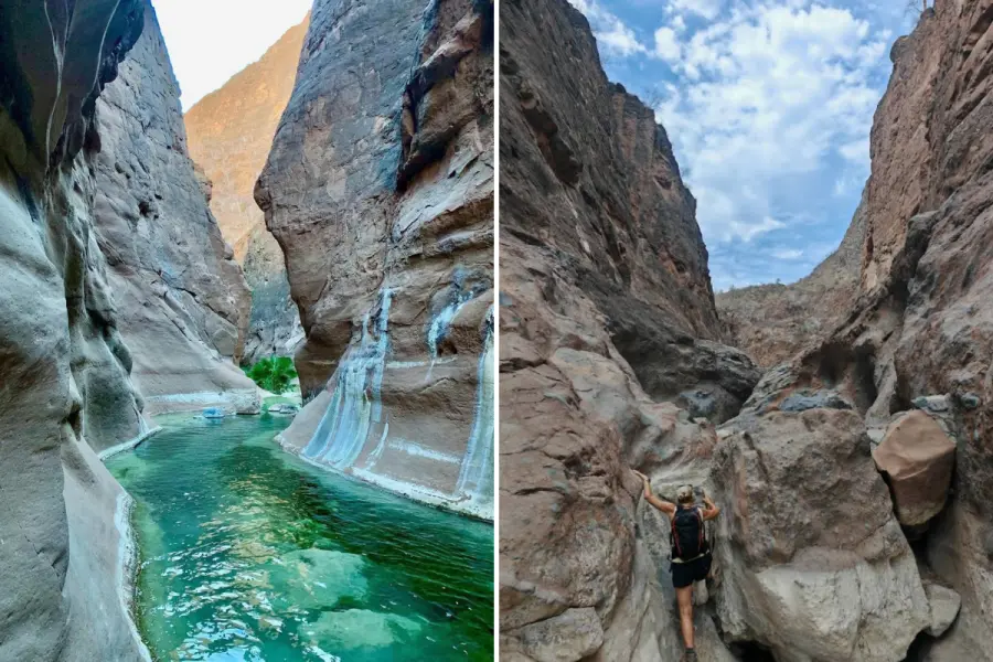 Cañón del Mezquite en Loreto donde encontrar pozas de agua cristalina en el desierto