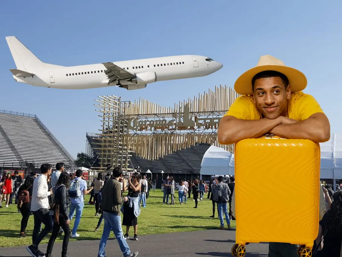 Viajar a CDMX desde Mérida para disfrutar el festival Corona Capital no es tan caro como muchos se imaginan, sobre todo si se tiene estipulado un presupuesto base de 10 mil pesos o menos.- Fuente Facebook Corona Capital y Canva