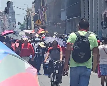 CTEG toma instalaciones de la SNTE por la fuerza y reportan un incendio | VIDEO