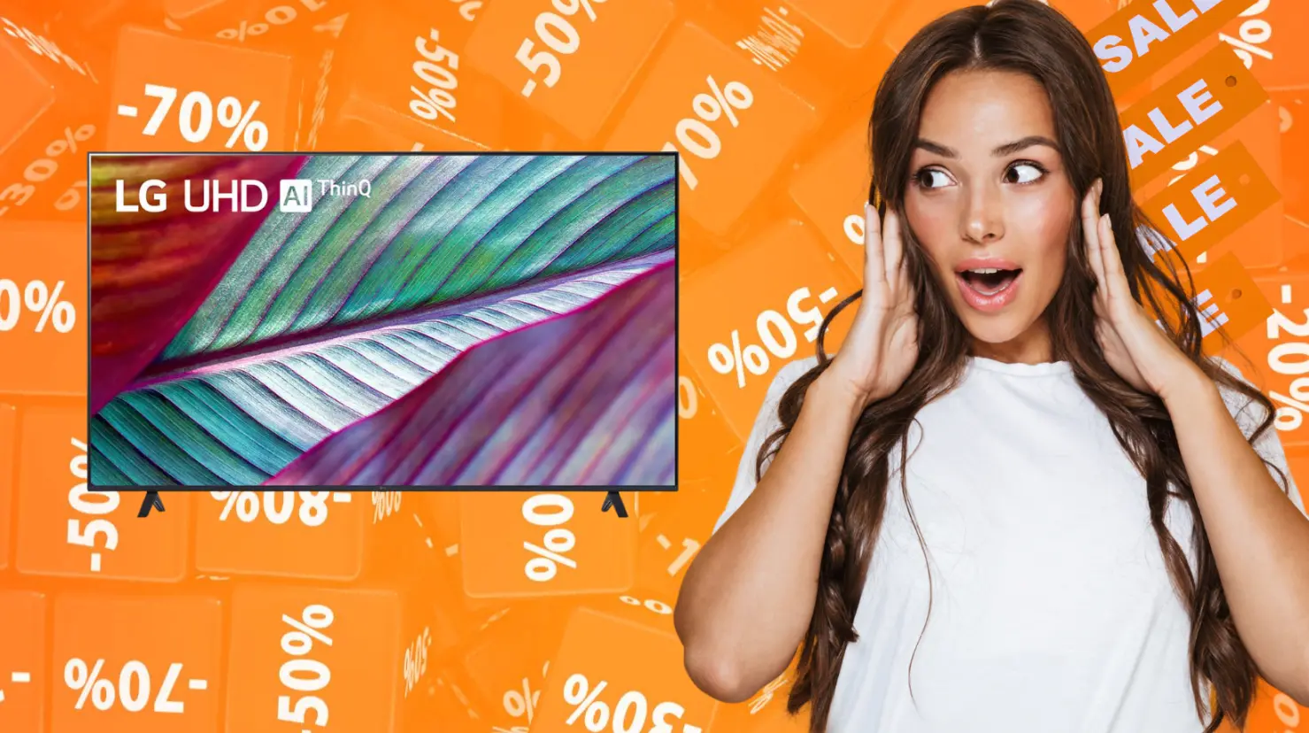 Cyber Week en The Home Depot: Pantalla de 65 pulgadas con 5 mil pesos de descuento. Foto: Canva | The Home Depot.