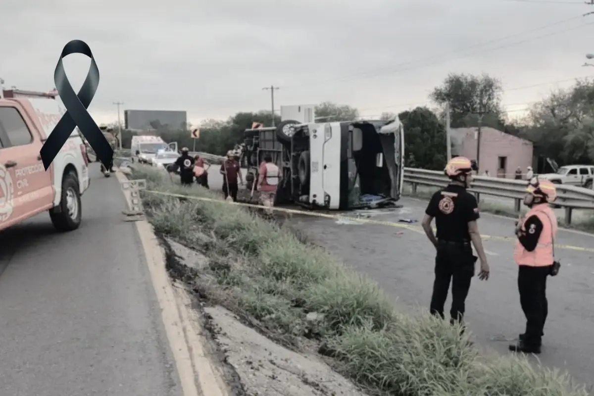 La Fiscalía General de Justicia confirmó la identidad de las 11 víctimas mortales del accidente vial Foto: PCNL