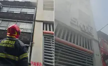 CETEG  incendia y vandaliza edificio del SNTE en CDMX, bomberos tuvieron que intervenir
