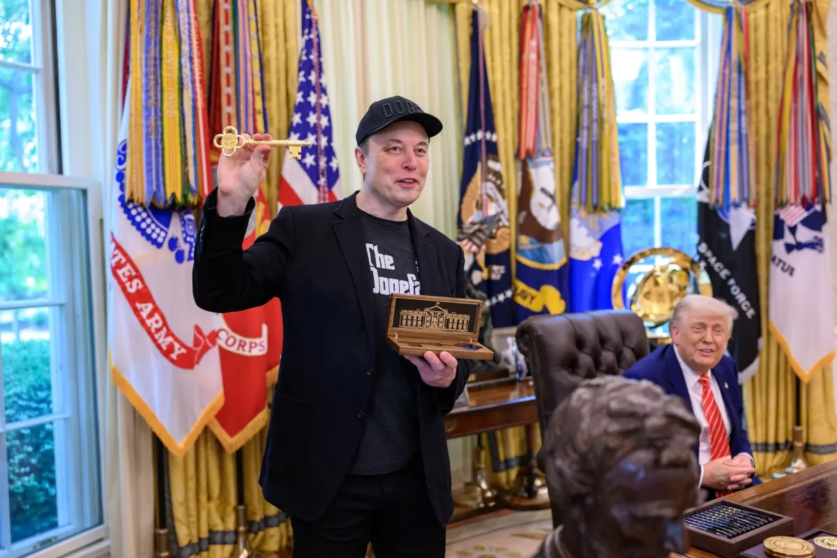 Elon Musk y Donald Trump en la Casa Blanca Foto: The White House