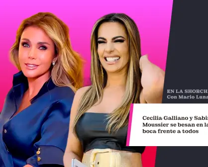 Cecilia Galliano y Sabine Moussier se besan en la boca frente a todos
