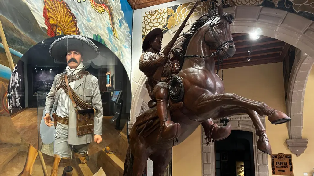 En este lugar de Durango encuentras la figura hiperrealista del general Pancho Villa  