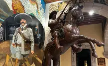 En este lugar de Durango encuentras la figura hiperrealista del general Pancho Villa  