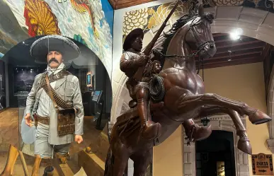 En este lugar de Durango encuentras la figura hiperrealista del general Pancho Villa  