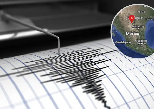 Se registra sismo de magnitud 4.9 al oeste de Múzquiz, Coahuila