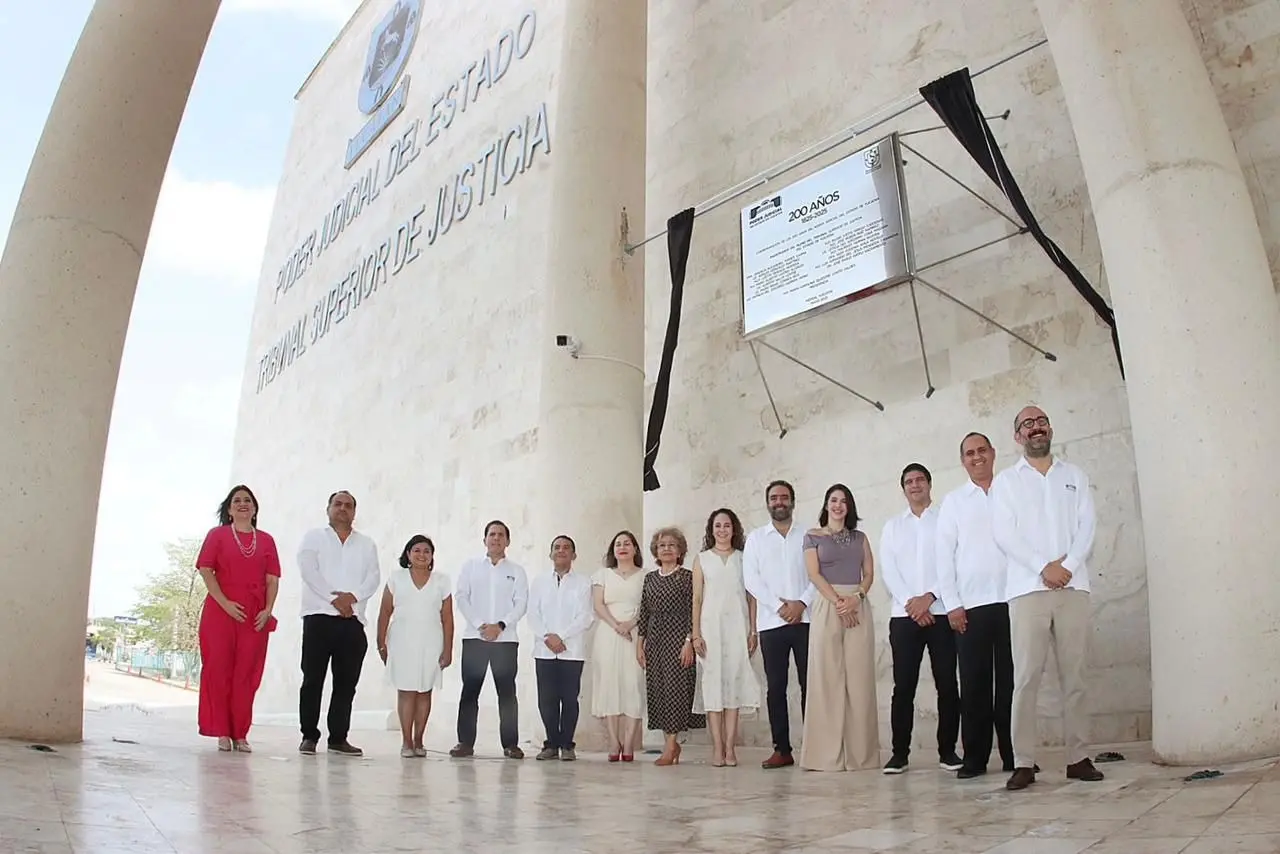 ¿Qué se conmemoró en el bicentenario del Poder Judicial de Yucatán? Foto: Cortesía