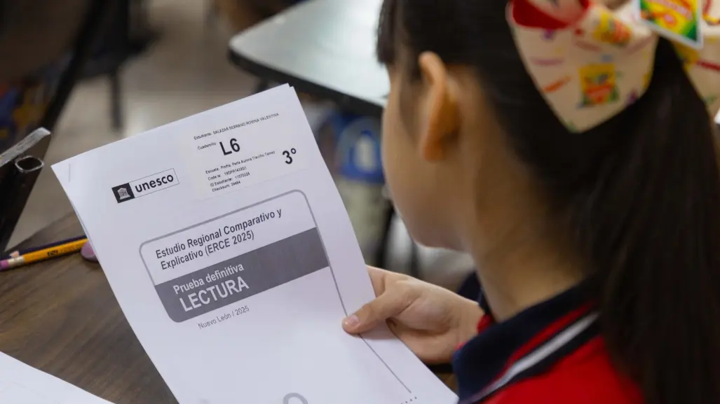Participan estudiantes de Nuevo León en prueba ERCE de la Unesco