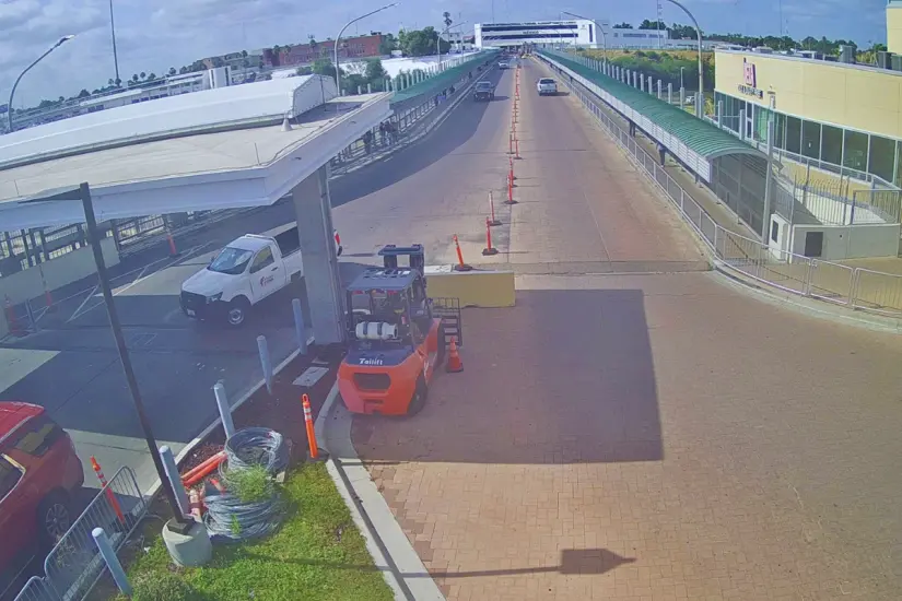 Nada de fila en el puente Puerta Las Américas | Foto: cámaras