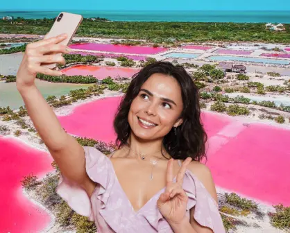 La laguna de Yucatán para los amantes del color rosa que está a 1 hora de Mérida