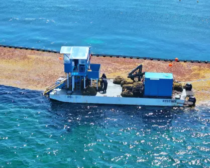 Inicia SEMAR Operación Sargazo 2025 en costas del Caribe Mexicano