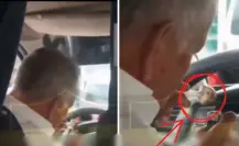 VIDEO | Captan a chofer de combi en Edomex consumiendo presuntas drogas durante su trabajo