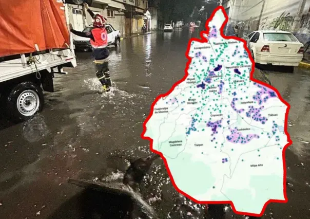 Lluvias en CDMX: estas son las zonas con mayor riesgo de volver a inundarse