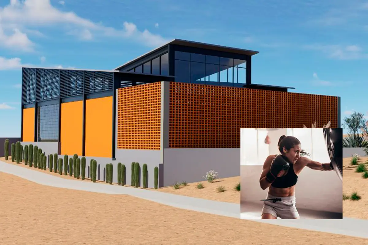 El próximo mes empezará la construcción del gimnasio de box que va a beneficiar a miles de deportistas en colonias del Sur de La Paz. Fotos: Ayuntamiento de La Paz | Canva.