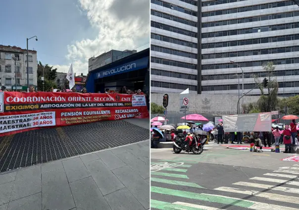 CNTE mantiene bloqueos: estas estaciones de Metro y Metrobús están cerradas hoy 6 de junio