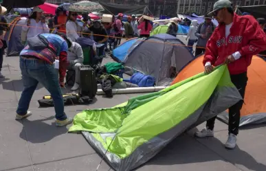 Sección 22 de la CNTE deja el Zócalo tras 23 días de plantón: ¿por qué se van y quiénes llegan?