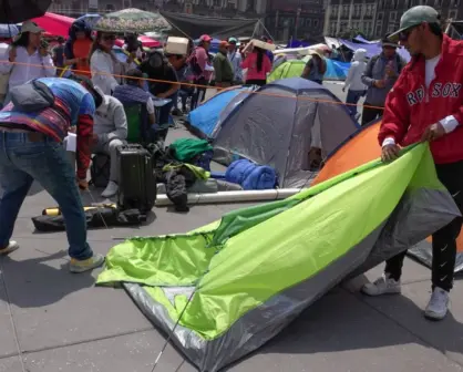 Sección 22 de la CNTE deja el Zócalo tras 23 días de plantón: ¿por qué se van y quiénes llegan?