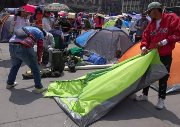 Sección 22 de la CNTE deja el Zócalo tras 23 días de plantón: ¿por qué se van y quiénes llegan?