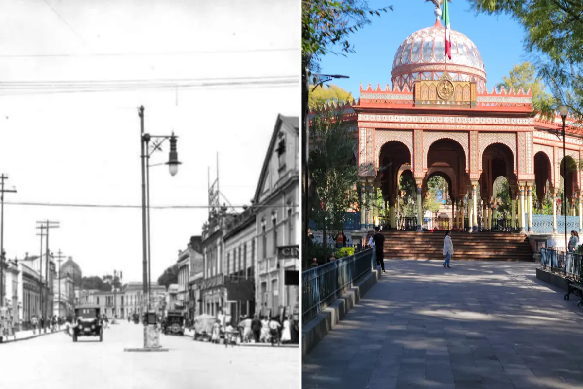 Calle San Rafael antes y ahora. Foto: Maps | Canva