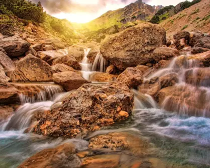 El río de Durango que deja varias cascadas a su paso, entre ellas la de Mexiquillo