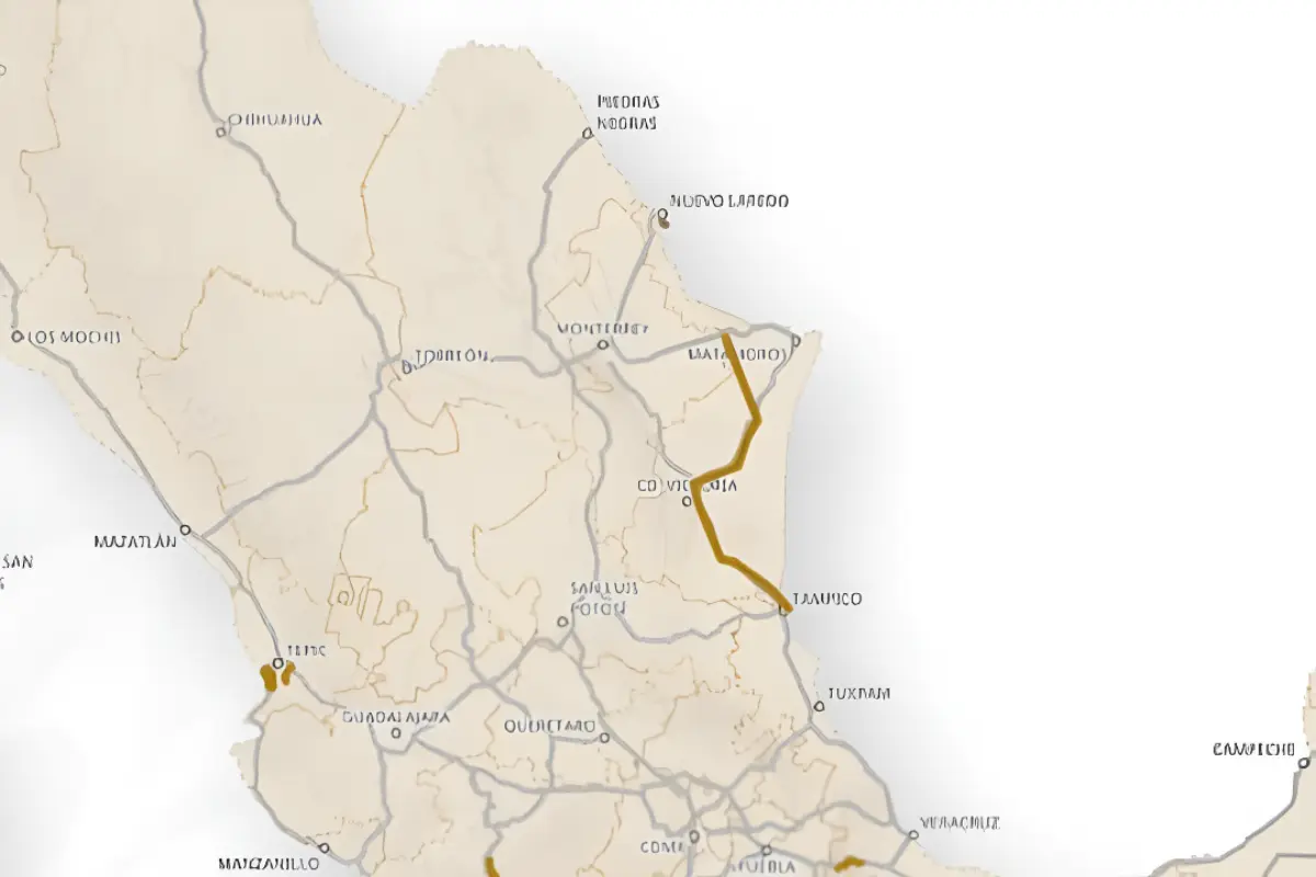 El corredor Golfo Norte busca mejorar la conectividad entre el norte y el sur de Tamaulipas. Foto: Carlos García